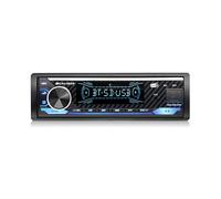 Caliber Autoradio Dab+ & Bluetooth, 1-DIN, Kit Mains-Libres, 4x100W, Multicolore, IN ntenne Dab+ & Micro Externe (RMD058DAB)