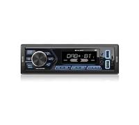 Caliber Autoradio Dab+ & Bluetooth, 1-DIN, Kit Mains-Libres, 4x55W, 40mm de Profondeur, Charge Rapide 2.1A, MP3/FLAC (RMD035DAB)