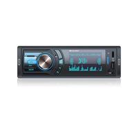 Caliber Autoradio Dab+ & Bluetooth, 1-DIN, Kit Mains-Libres, 4x75W, Multicolore, 85mm de Profondeur, INCL. Micro Externe (RMD057DAB)
