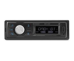 Caliber Autoradio - Radio Bluetooth Voiture - AUX - CD - Dab - Dab+ - FM - SD - USB - 18 Préréglages - Kit Main Libre - 4X 55 Watts - Noir - 1 Din