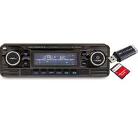 Caliber Autoradio - Rétro avec technologie Bluetooth® - USB - SD - 4x 75Watt - Noir (RMD120BT-B)