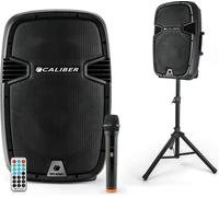 Caliber Enceinte à roulettes Bluetooth® Technology - avec batterie USB Microphone TWS (Party-Large HPA605BT)