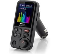 Caliber FM-Transmitter mit Bluetooth und USB-Ladegeräten - Schwarz (PMT566BT)