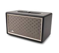 Caliber Enceinte Bluetooth HFG311BT - Extra Bass, entrée micro, LED, boîtier bois/faux cuir, 24W