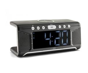 Caliber HCG008Q Radio portable Horloge Analogique Noir