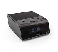 Caliber Radio réveil - Double Alarme avec répétition - avec Radio FM - Écran LCD - Possible sur la Batterie - Noir - 108 x 125 x 48 mm