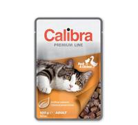 CALIBRA CAT ADULT POUCH PATO POLLO CAJA 24X100GR