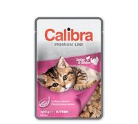 CALIBRA CAT KITTEN POUCH PAVO POLLO CAJA 24X100GR