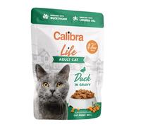 CALIBRA Cat Life Pouch Adult Canard en sauce pour chats 85 g