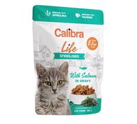 CALIBRA Cat Life Pouch Sterilised Salmon in gravy - pour chats stérilisés - 85 g