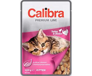 Calibra Cat Premium Kitten Turquie et Poulet 100 g Sac pour chat Dinde