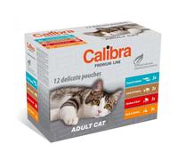 CALIBRA Cat Premium Line Adult Multipack - sachets pour chats - 12x100 g