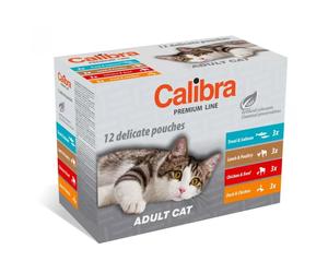 CALIBRA Cat Premium Line Adult Multipack - sachets pour chats - 12x100 g
