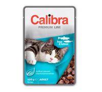 CALIBRA Cat Premium Line Adult Trout&Salmon - avec truites et saumons pour chats - 100 g