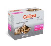 CALIBRA Cat Premium Line Kitten Multipack - des sachets pour chatons - 12x100 g