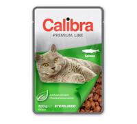 CALIBRA Cat Premium Line Sterilised Salmon - avec saumon pour chats stérilisés - 100 g
