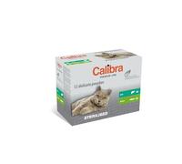 CALIBRA Cat Premium Line Sterilised Multipack - sachets pour chats stérilisés - 12x100 g