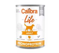 CALIBRA Dog Life Adult Turkey with Apples - pâtée complète hypoallergénique pour chiens adultes - 400 g