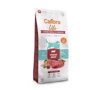 CALIBRA Dog Life Junior Small Medium Fresh Beef 12 kg avec du bœuf pour les jeunes chiens de races petites et moyennes