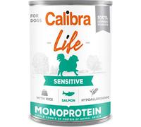 Calibra Dog Life Sensitive Lachs- Und Reisdose 6X400Gr