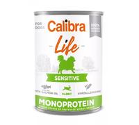 CALIBRA Dog Life Sensitive Rabbit - pour chiens ayant un système digestif sensible - 400 g
