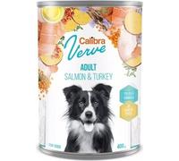 CALIBRA DOG VERVE GF ADULT SALMON & TURKEY - Nourriture humide pour chiens -400G