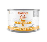 Calibra Life Monoprotein pour Chat Adulte Sterilise À La Dinde En Boîtes 6x200g