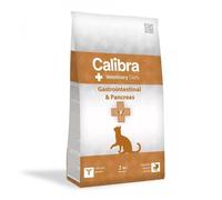 CALIBRA Veterinary Diet Cat Gastrointestinal & Pancreas -pour chat destinée à compenser les troubles digestifs, à réduire la malabsorption intestinale - 2 kg