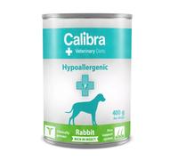 CALIBRA Veterinary Diet Dog Hypoallergenic Insect & Rabbit - pour les chiens présentant des intolérances alimentaires et des problèmes de peau - 400 g