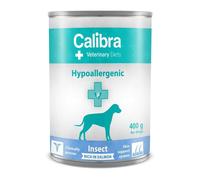 CALIBRA Veterinary Diet Dog Hypoallergenic Insect & Salmon - Insectes et saumon pour chiens souffrant de problèmes dermatologiques - 400 g