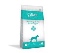 CALIBRA Veterinary Diet Dog Hypoallergenic Skin&Coat Support - pour soutenir la fonction cutanée et le pelage - 12 kg