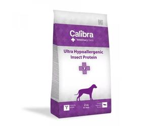 CALIBRA Veterinary Diet Dog Ultra-Hypoallergenic Insect - protéines d'insectes pour la réduction des intolérances alimentaires - 2 kg