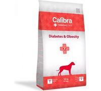 CALIBRA Veterinary Diets Diabète / Obésité - Alimentation pour chiens - 12 kg