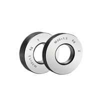 Calibre à anneau de réglage de filetage, Jauge à bague filetée, paquet de 2, M9 M15, dents fines métriques, 6G
