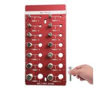 Calibre De Contrôle De Filetage | Guide d'Identification | Calibre D'Identification Des Boulons Et Écrous - Pour Usinage Camion Réparation Auto Entretien Auto Travail Métal