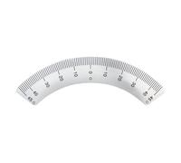 Calibre industriel 45 degrés Arc Shape Gauge 45-0-45 avec outil en bois transparent pour une longue durée de vie