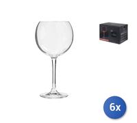Calice 6x En Verre Transparent Cabernet Ballon Cl47
