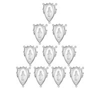 Calice à 3 trous, famille, Jérusalem, Sacré-Cœur, Pape François, Saint Benoît, chapelet, centre de table, pièces de fabrication de bijoux (médaille de Saint-Benoît en bois, 5 pièces)