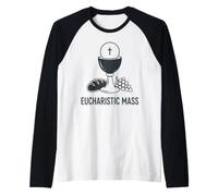 Calice de messe eucharistique hôte Communion catholique Manche Raglan