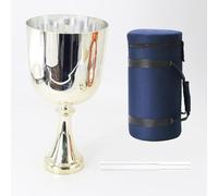 Calice En Cristal Transparent, Bol Chantant, Accessoire De Méditation, Soulage La Fatigue Et L'anxiété, Avec Étui De Transport Et Percuteur En Acrylique(432Hz,8 Inch G Note)