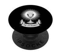 Calice Eucharistie Sacrement Sainte Communion PopSockets PopGrip Adhésif