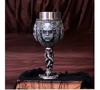 Nemesis Now – Coupe collector Harry Potter Calice Deatheater Mangemort – Résine 19,5 cm Noir/Argenté