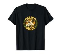 Calico Cat Mom Illustration Calico chats et chatons T-Shirt