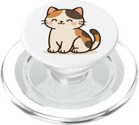 Calico Kawaii Chat Dessin Animal Mignon Illustration PopSockets PopGrip pour MagSafe