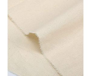 Calico Tissu 100 % coton naturel non traité, 160 cm de large, tissage traditionnel classique. Deux qualités offertes de qualité supérieure et normale. Pour artisanat, décoration d'intérieur, patchwork