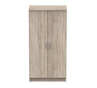 CALICOSY - Armoire à Chaussures 2 Portes L54,6 cm (21 paires) - Shoes - Chene brosse