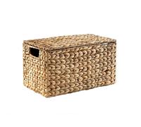 CALICOSY - Boîte de rangement en jacinthe d'eau grand modèle L42 cm - MAYA - Beige
