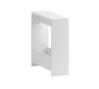 CALICOSY - Bout de canapé avec rangement L55 cm - SIMPI - Blanc