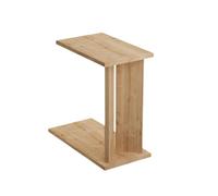 CALICOSY - Bout de canapé avec tablette LUN - Chêne saphir