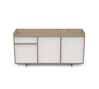 CALICOSY - Buffet 3 portes et 1 tiroir L157,4 cm - LEAD - Bois clair